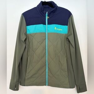 Cotopaxi Hybrid Insulated Womens Jacket Blue Green, Size M